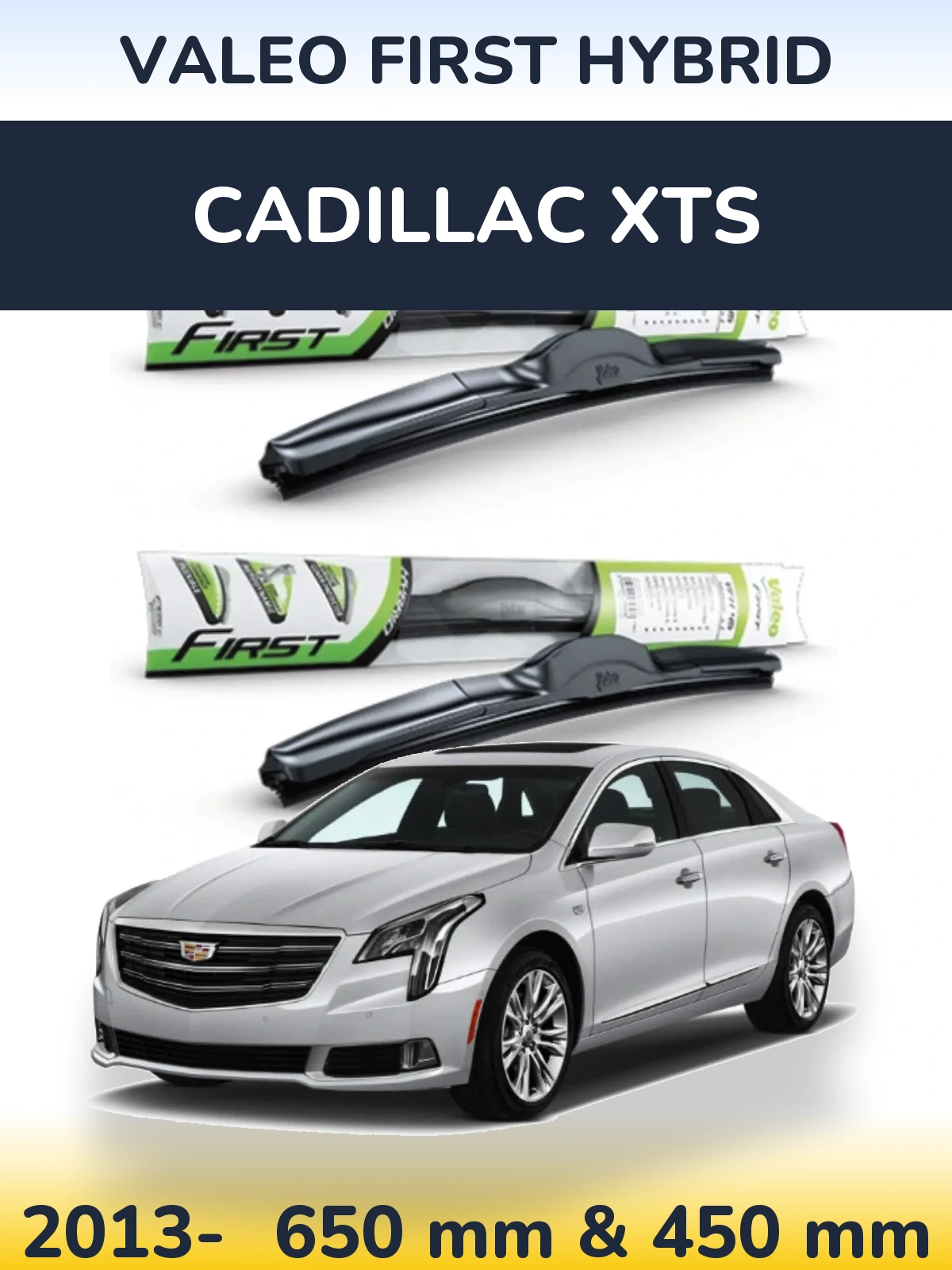 Torkarblad Valeo First Hybrid för Cadillac XTS