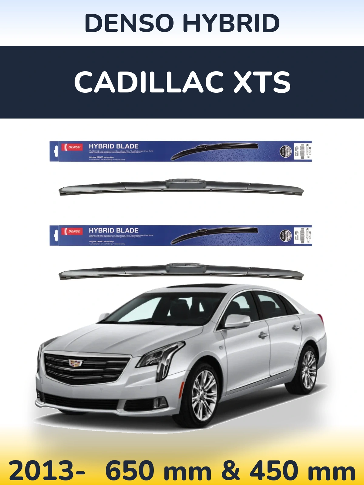 Torkarblad Denso Hybrid för Cadillac XTS