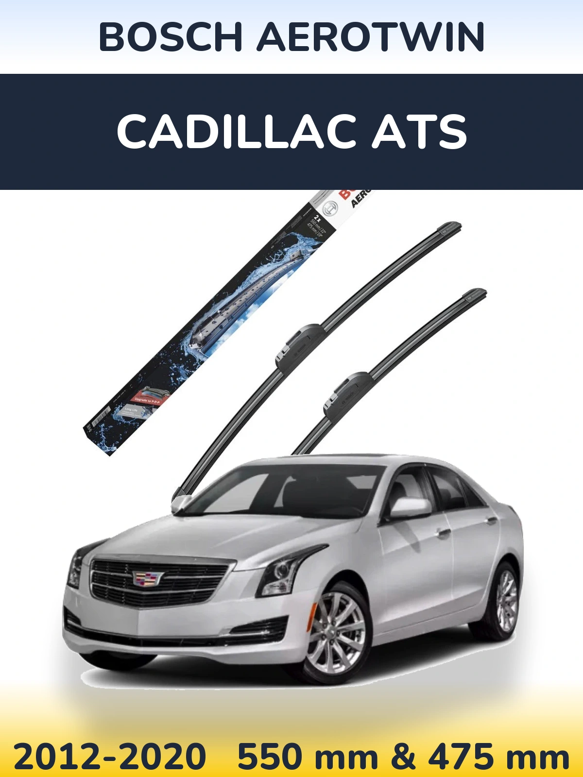 Torkarblad BOSCH AeroTwin för Cadillac ATS