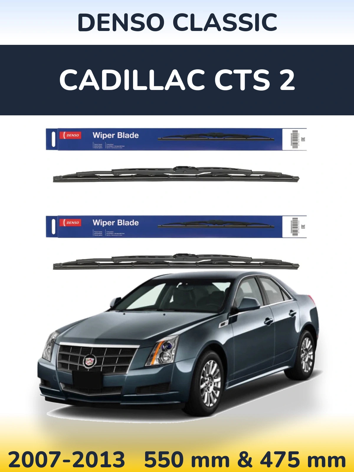 Torkarblad Denso Classic för Cadillac CTS 2