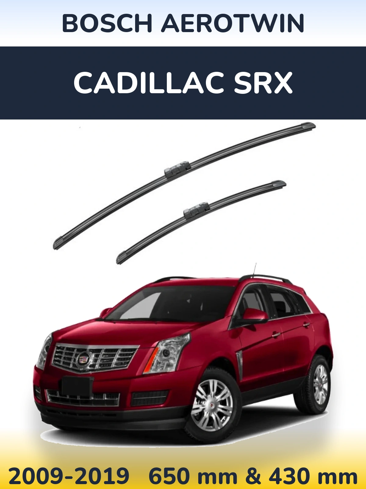 Torkarblad BOSCH AeroTwin för Cadillac SRX