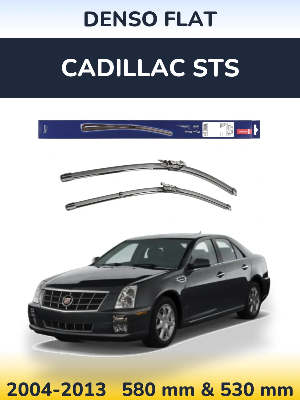 Torkarblad Denso Flat för Cadillac STS