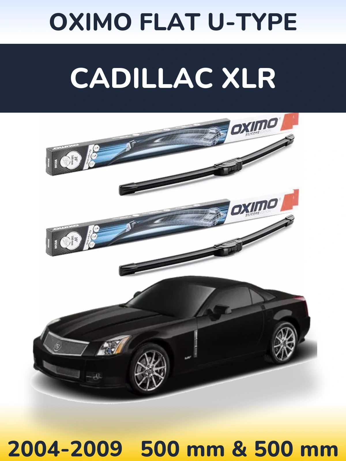 Torkarblad Oximo Flat U-type för Cadillac XLR