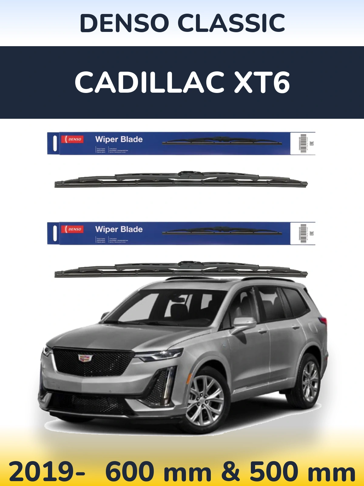 Torkarblad Denso Classic för Cadillac XT6
