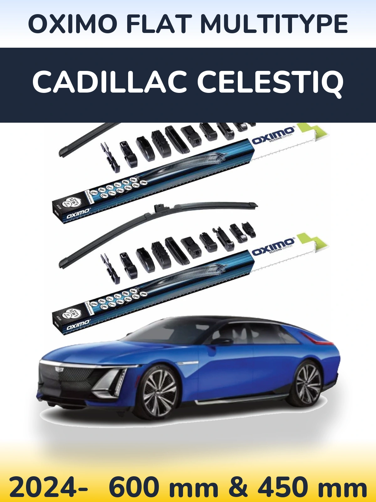Torkarblad Oximo Flat MultiType för Cadillac Celestiq