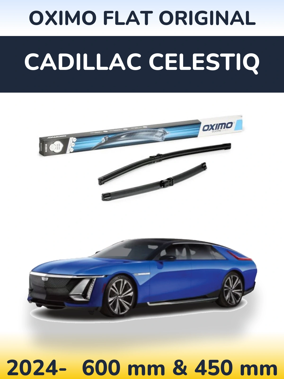 Torkarblad Oximo Flat Original för Cadillac Celestiq