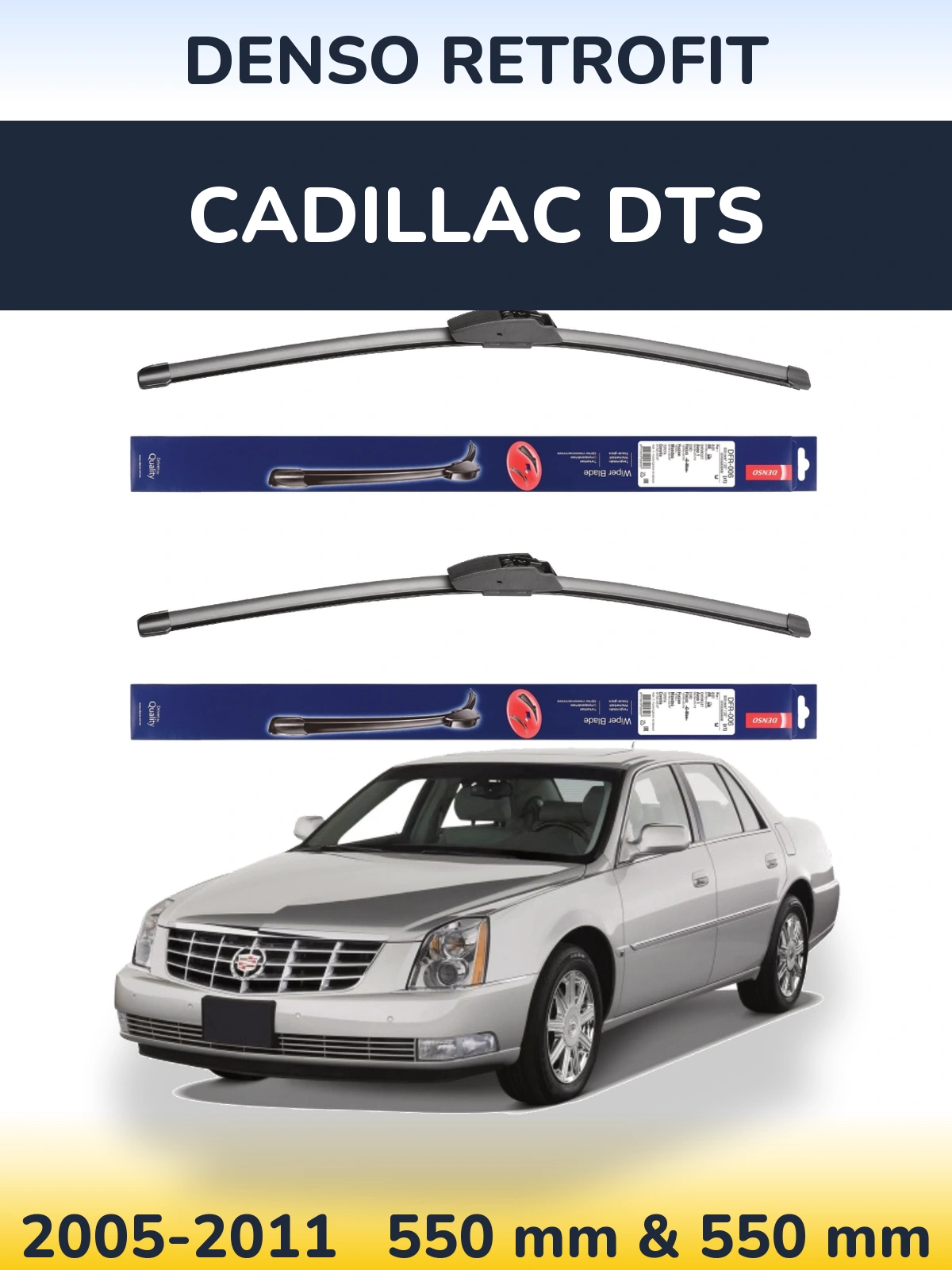 Torkarblad Denso Retrofit för Cadillac DTS