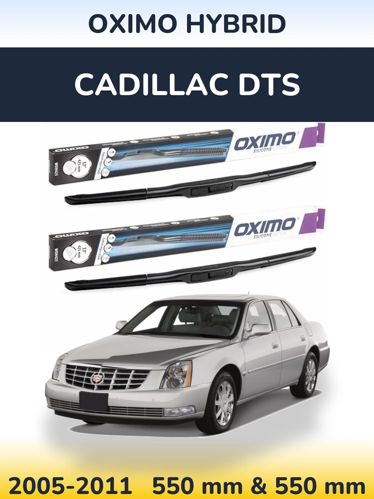 Torkarblad Oximo Hybrid för Cadillac DTS