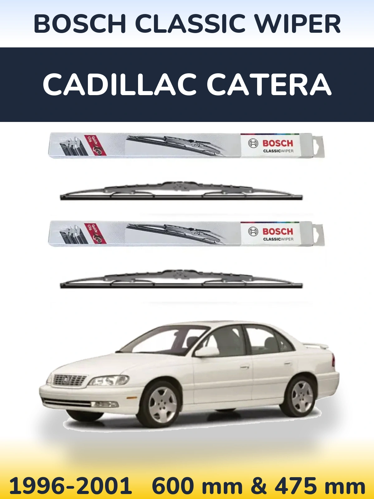 Torkarblad BOSCH Classic Wiper för Cadillac Catera