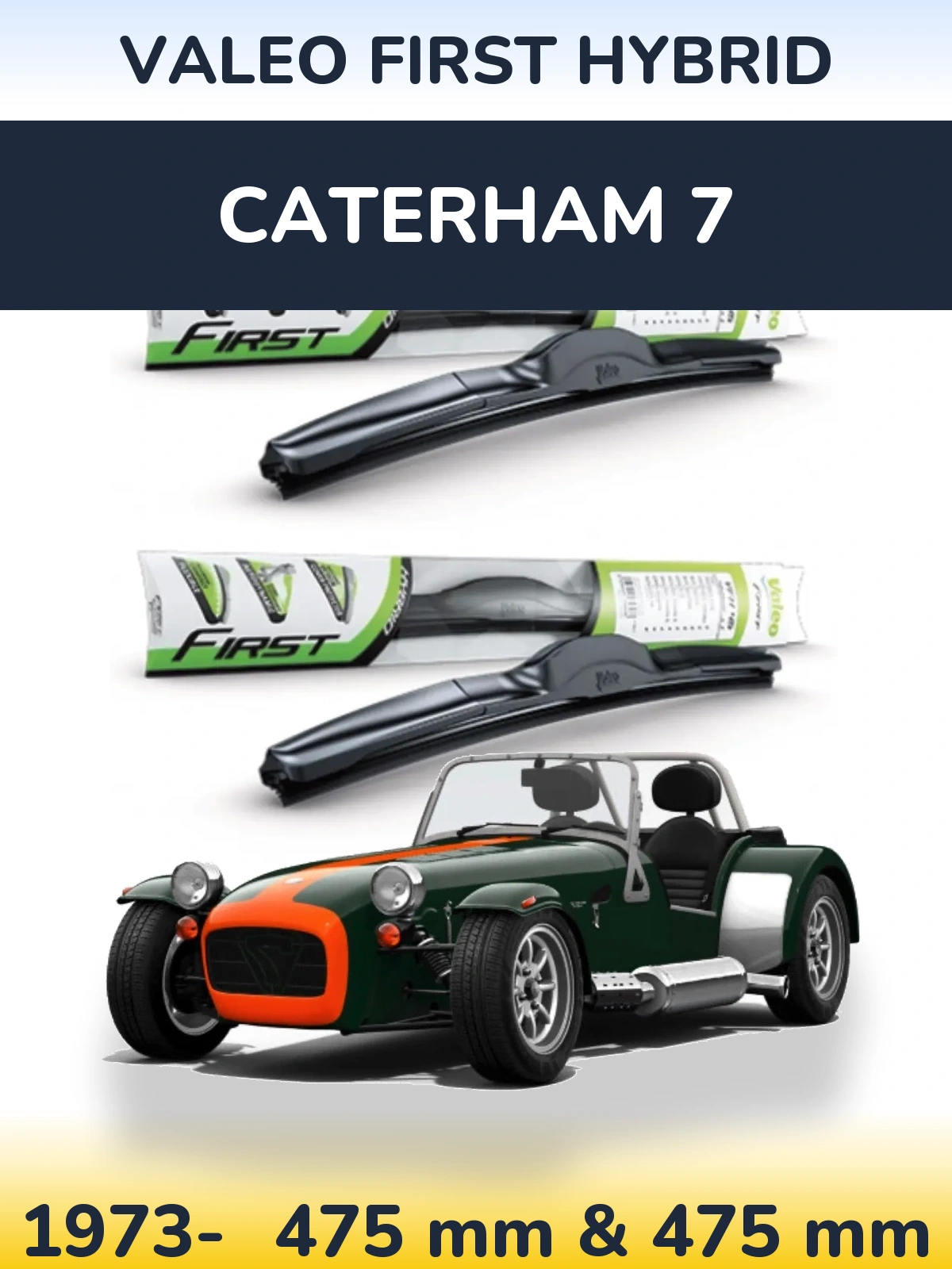 Torkarblad Valeo First Hybrid för Caterham 7