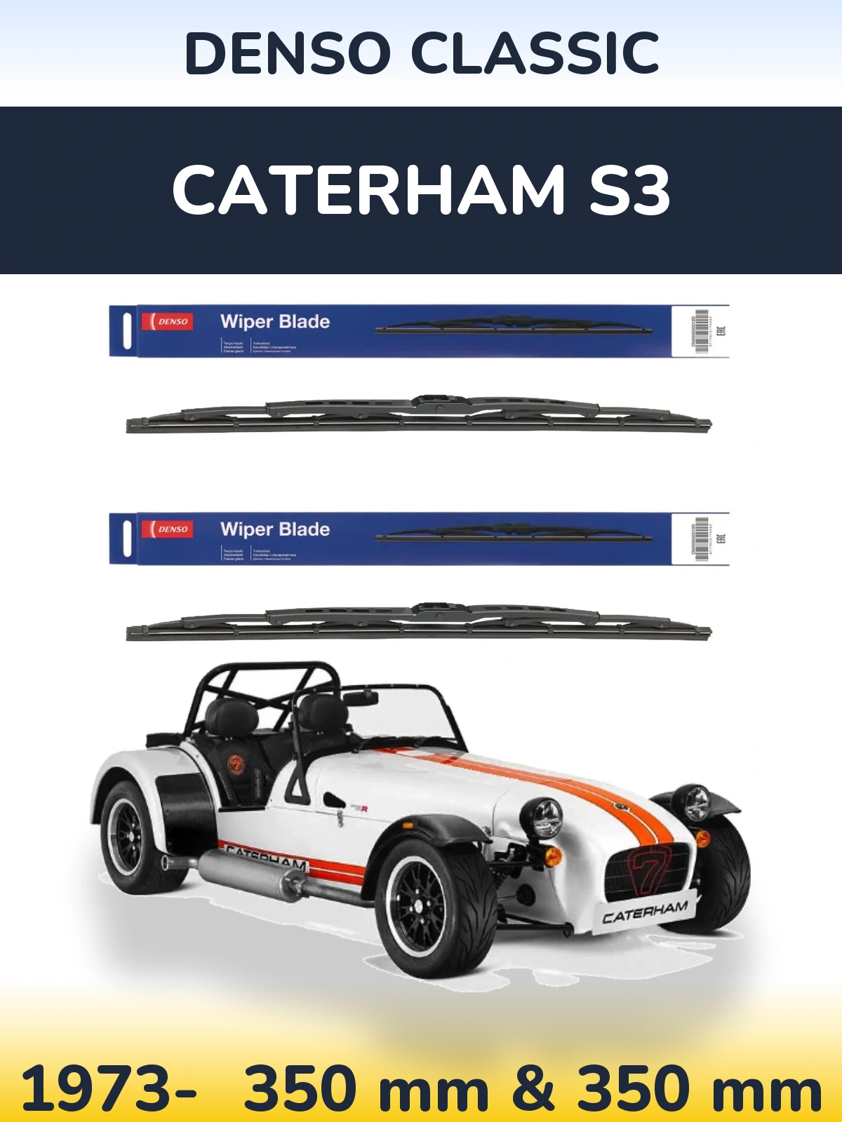 Torkarblad Denso Classic för Caterham S3