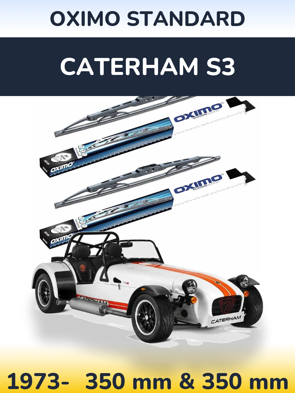 Torkarblad Oximo Standard för Caterham S3