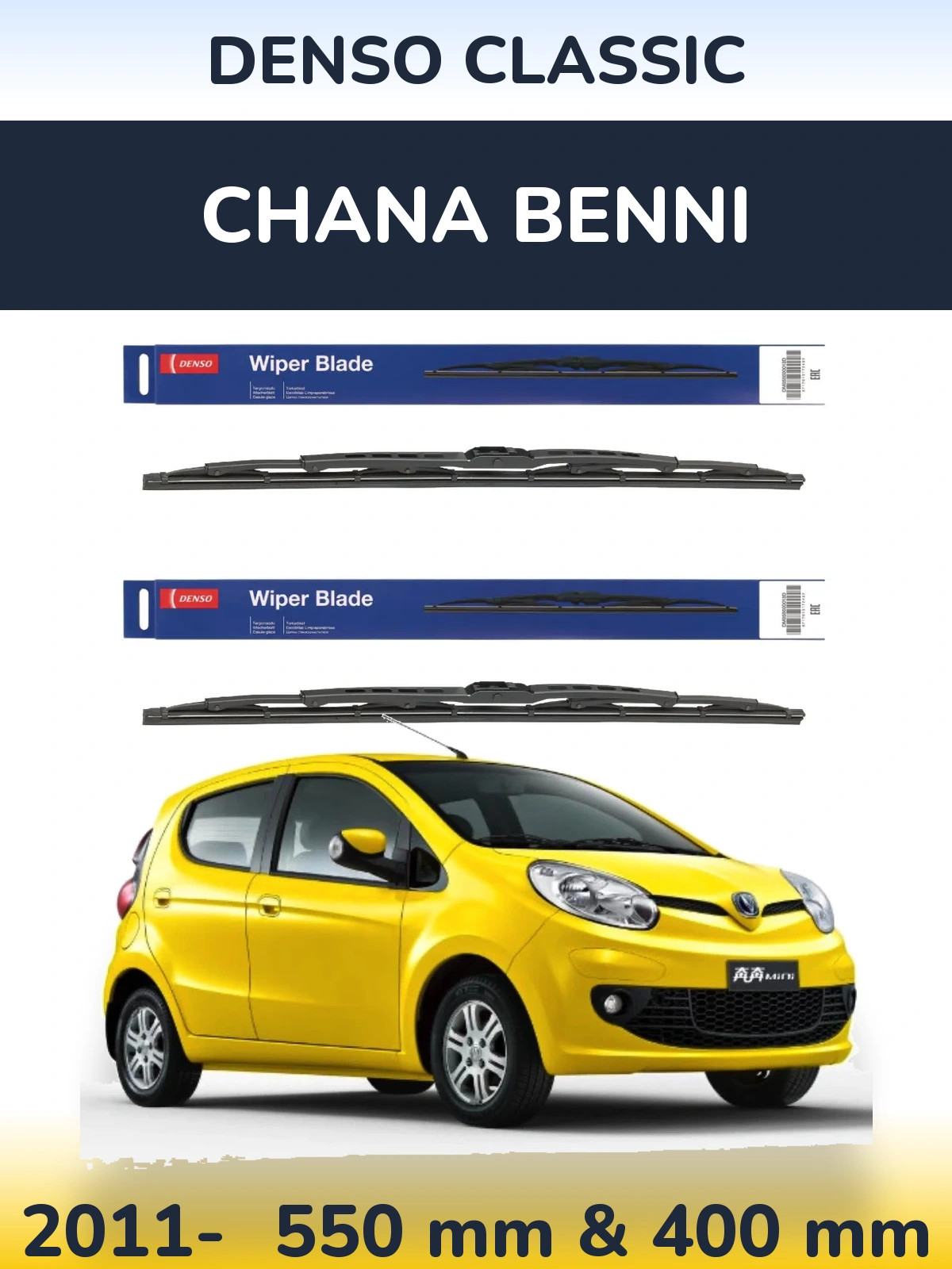 Torkarblad Denso Classic för Chana Benni