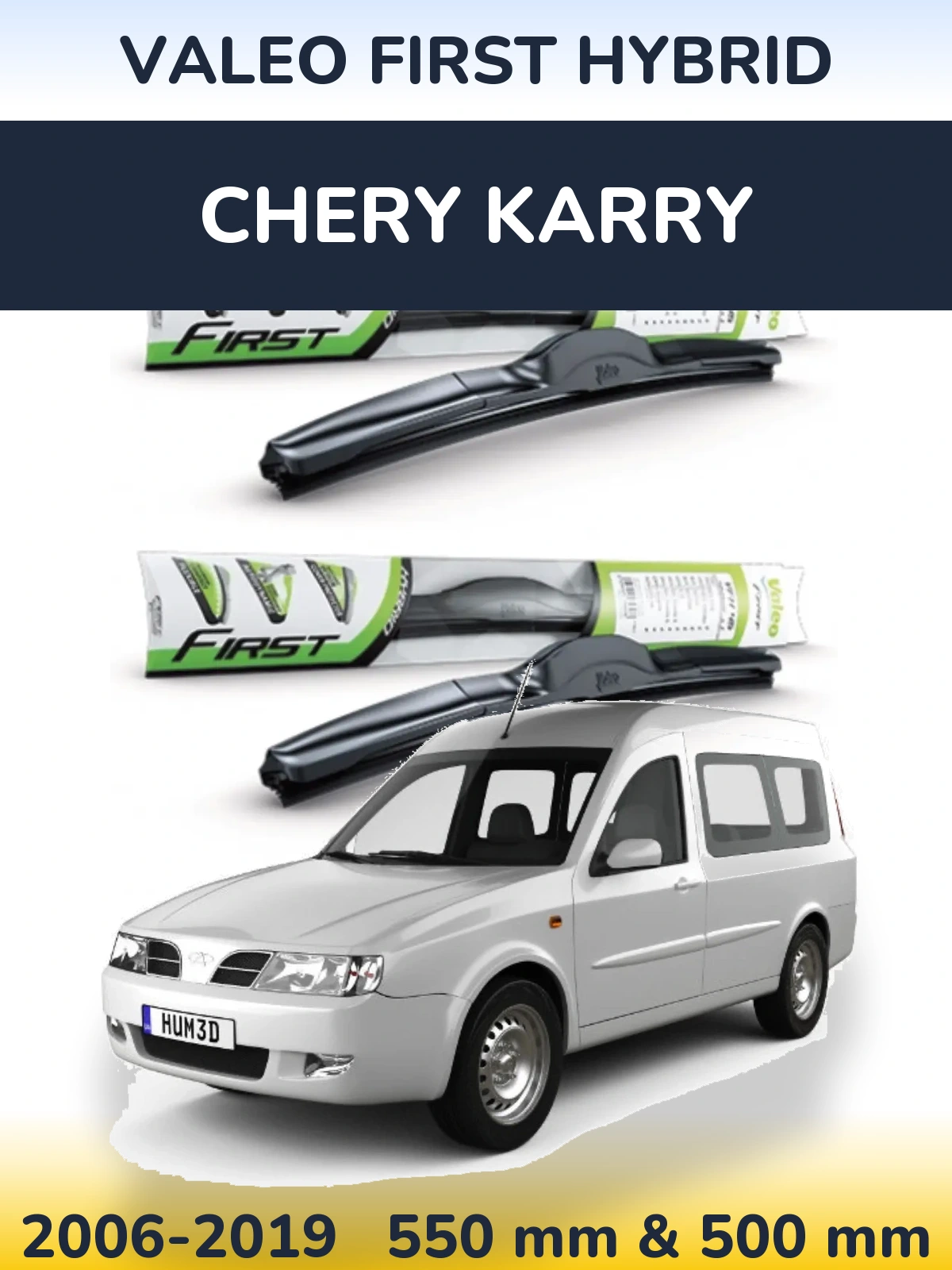 Torkarblad Valeo First Hybrid för Chery Karry