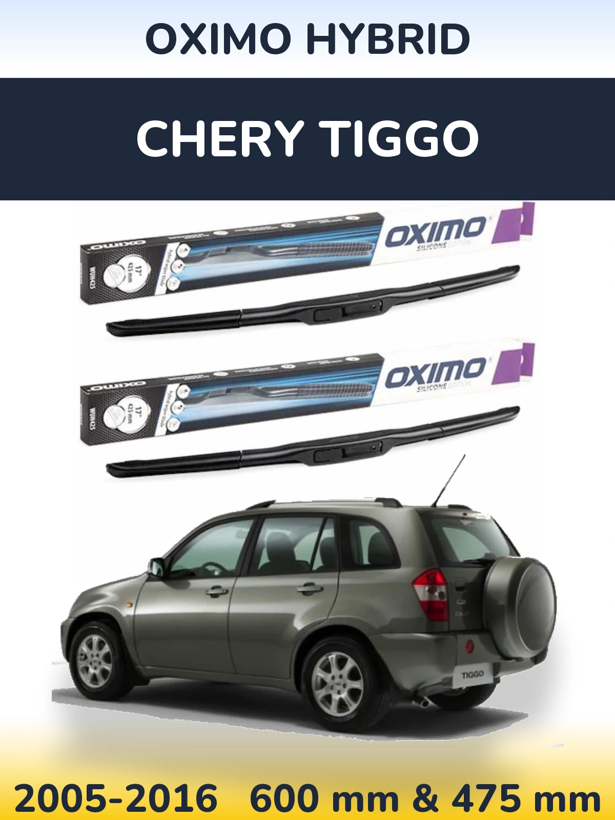 Torkarblad Oximo Hybrid för Chery Tiggo