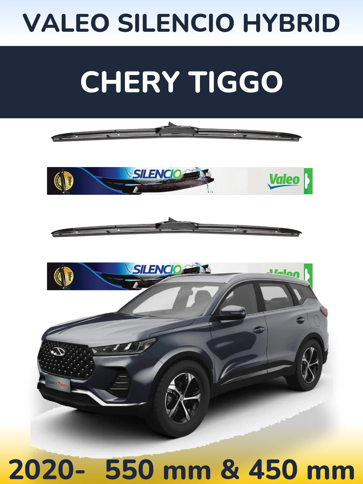 Torkarblad Valeo Silencio Hybrid för Chery Tiggo