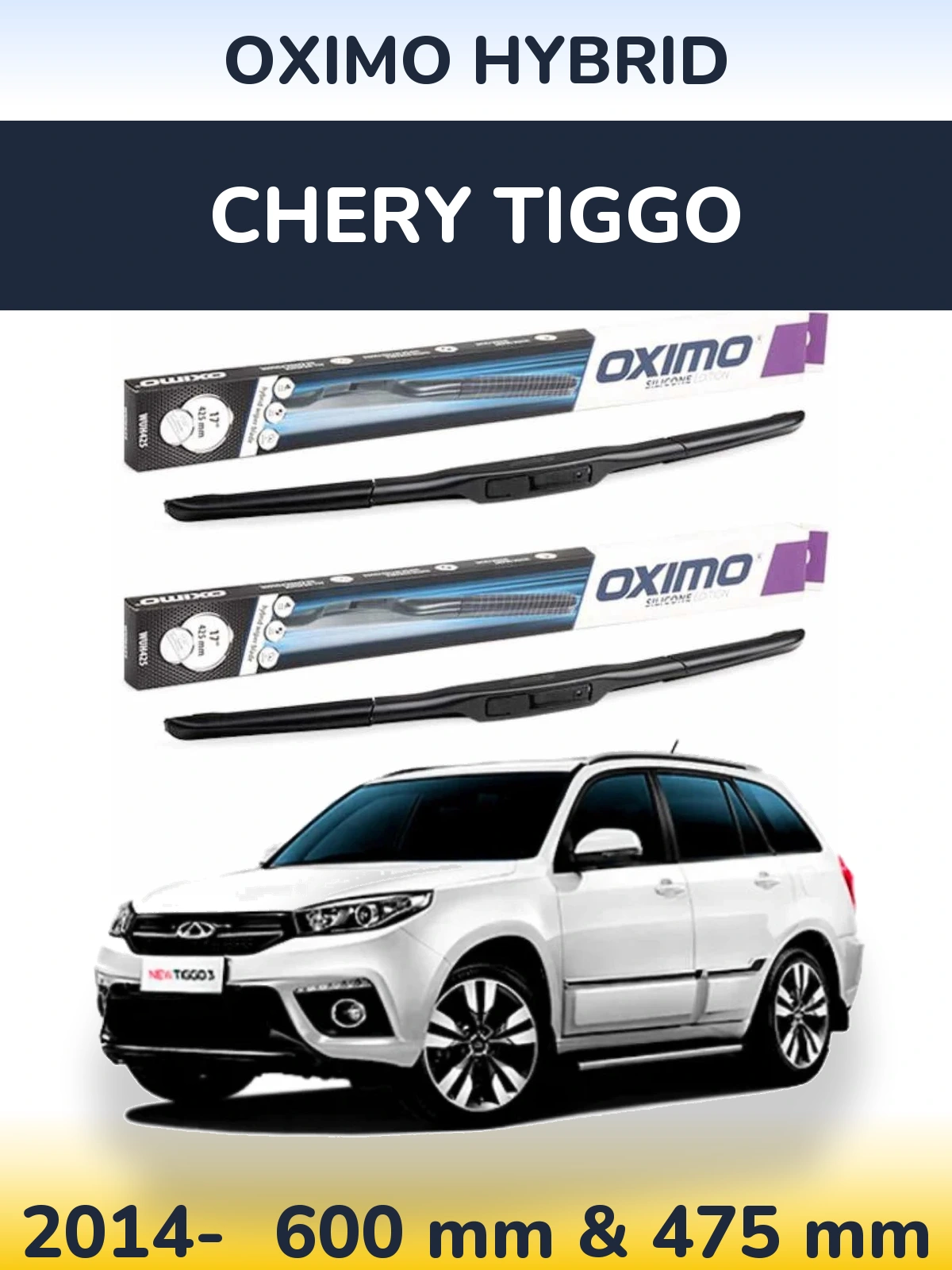 Torkarblad Oximo Hybrid för Chery Tiggo