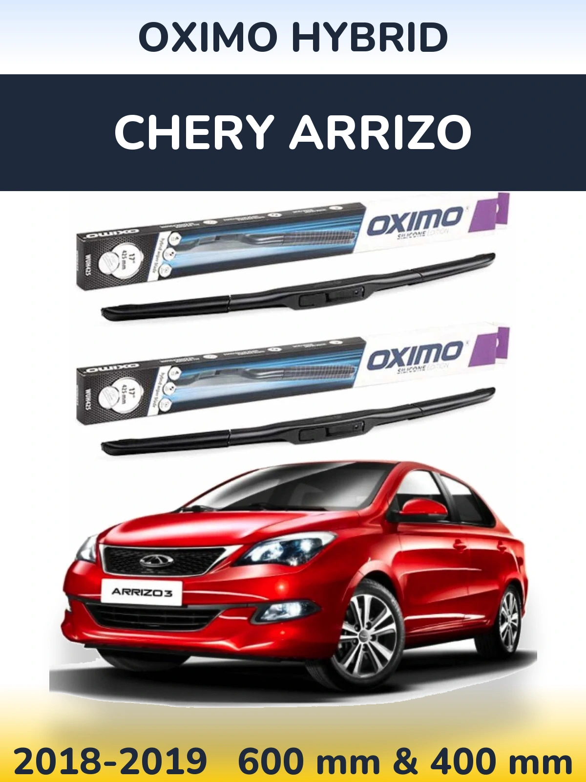 Torkarblad Oximo Hybrid för Chery Arrizo