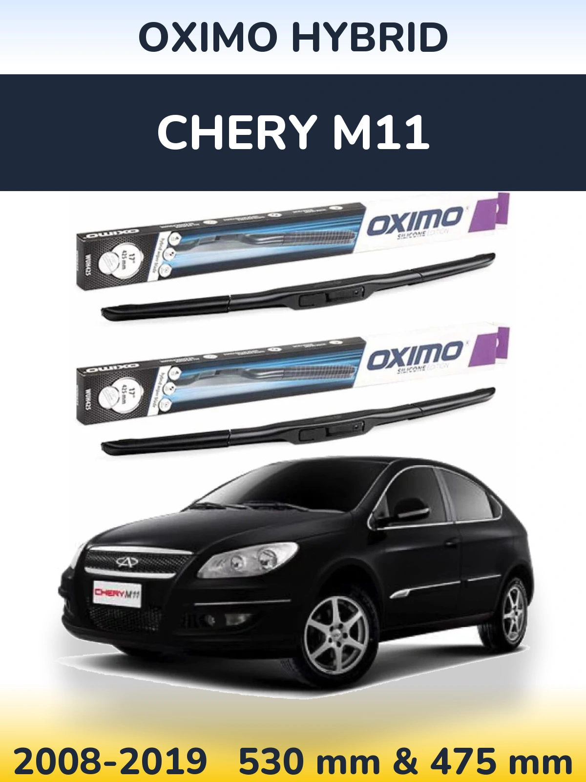 Torkarblad Oximo Hybrid för Chery M11