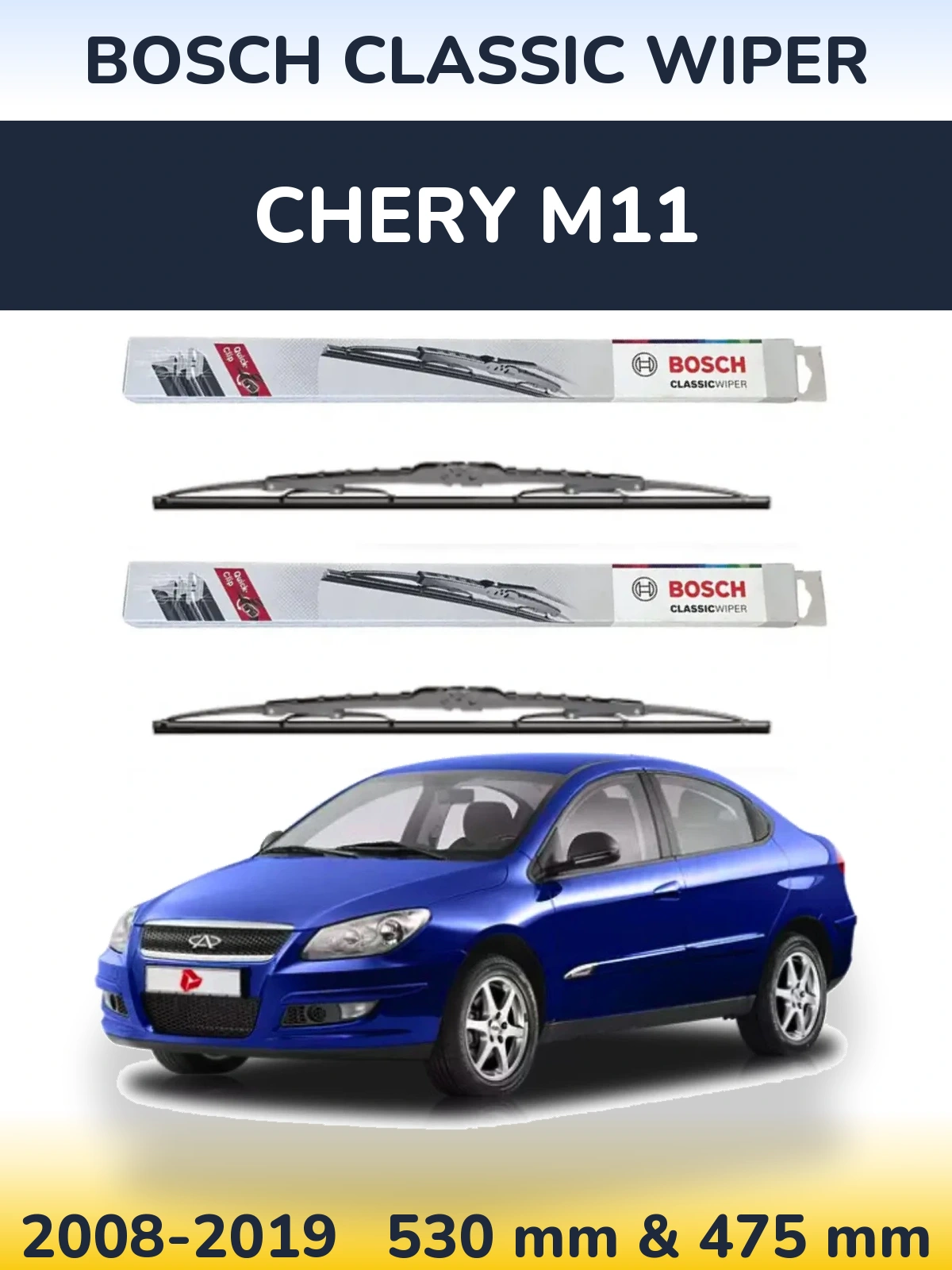 Torkarblad BOSCH Classic Wiper för Chery M11