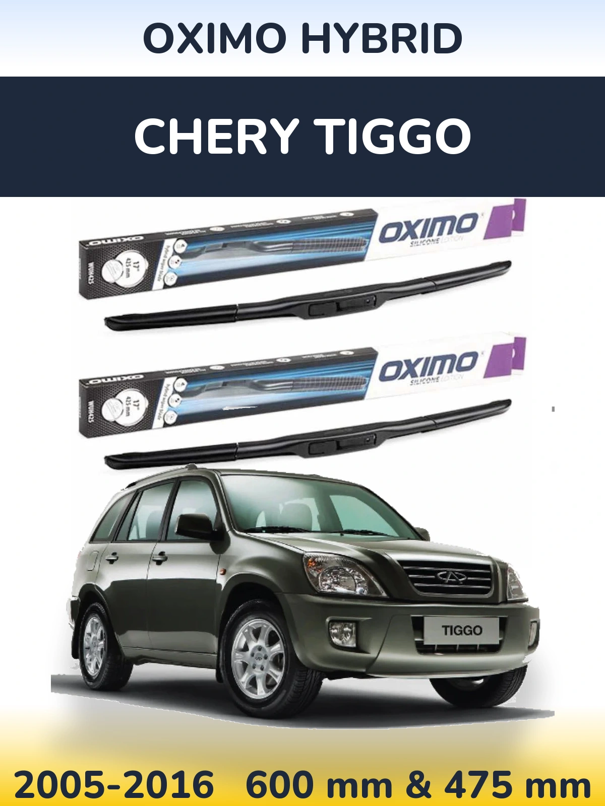 Torkarblad Oximo Hybrid för Chery Tiggo