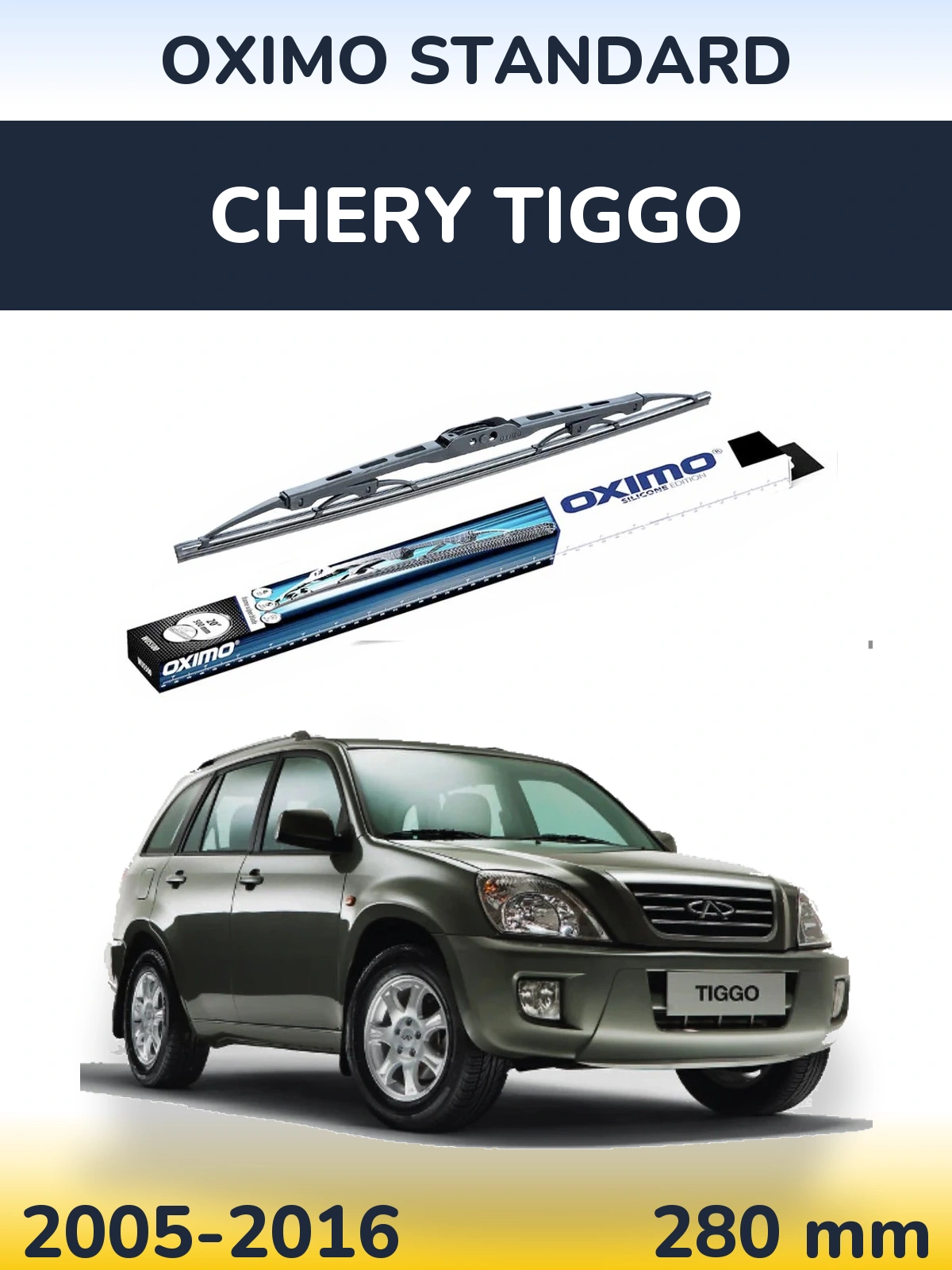 Torkarblad Oximo Standard för Chery Tiggo