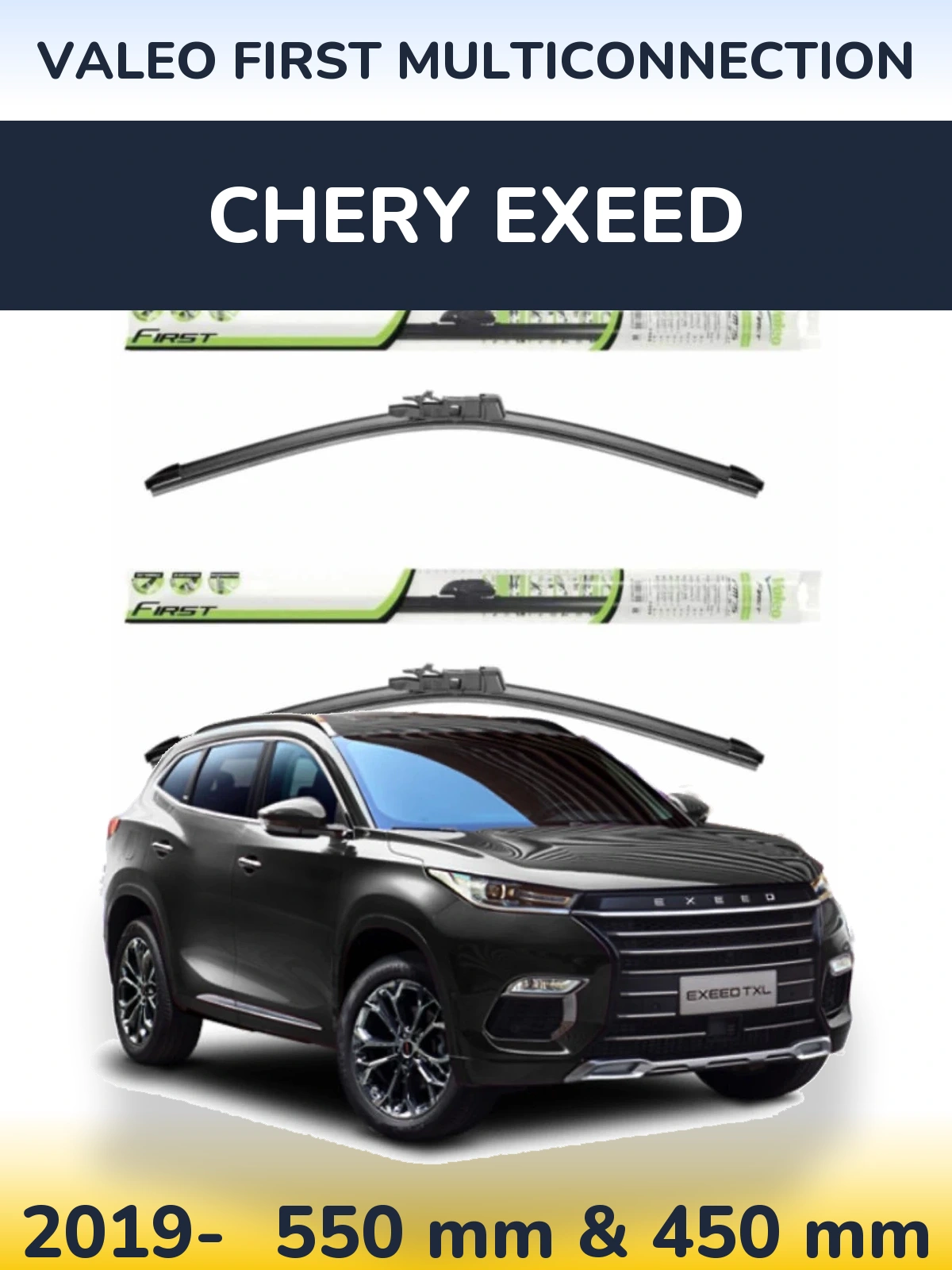 Torkarblad Valeo First MultiConnection för Chery Exeed