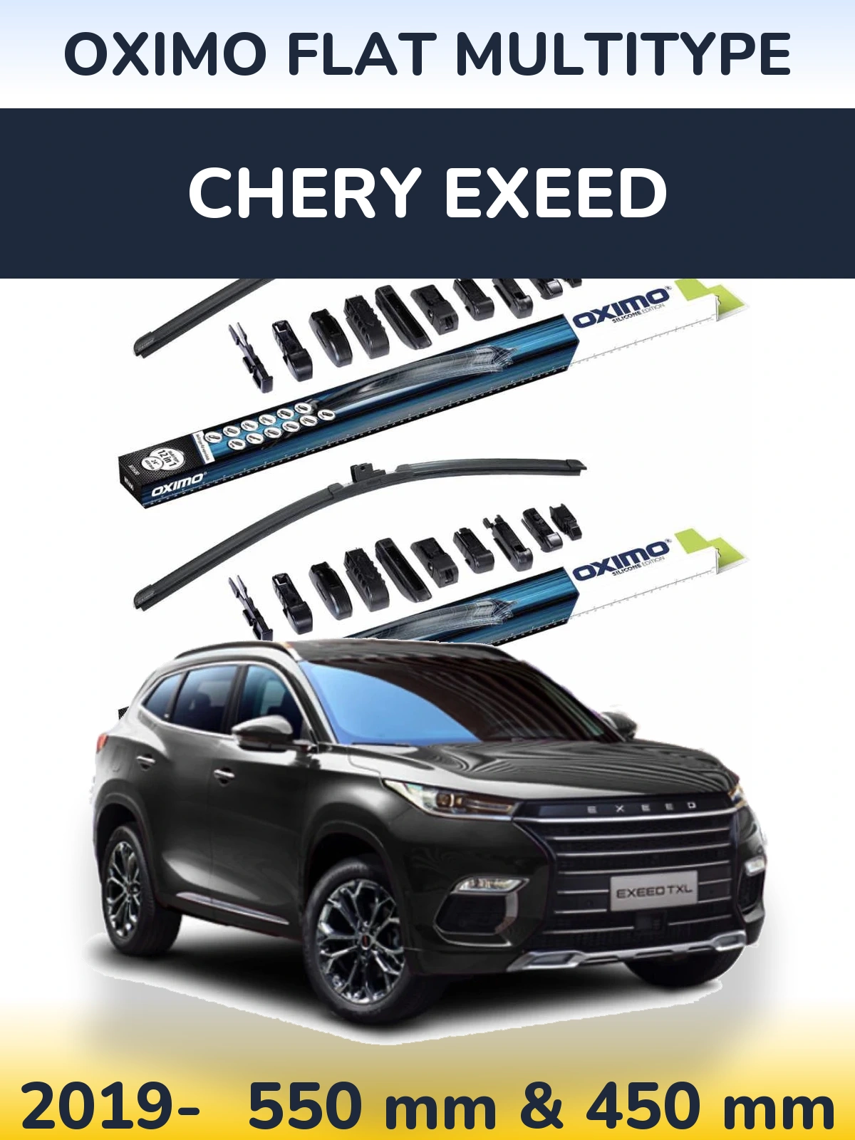 Torkarblad Oximo Flat MultiType för Chery Exeed
