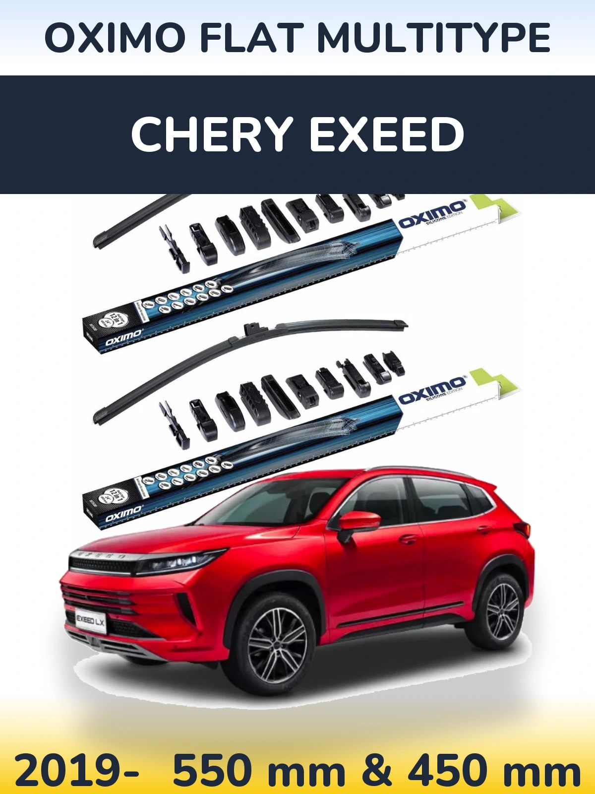 Torkarblad Oximo Flat MultiType för Chery Exeed