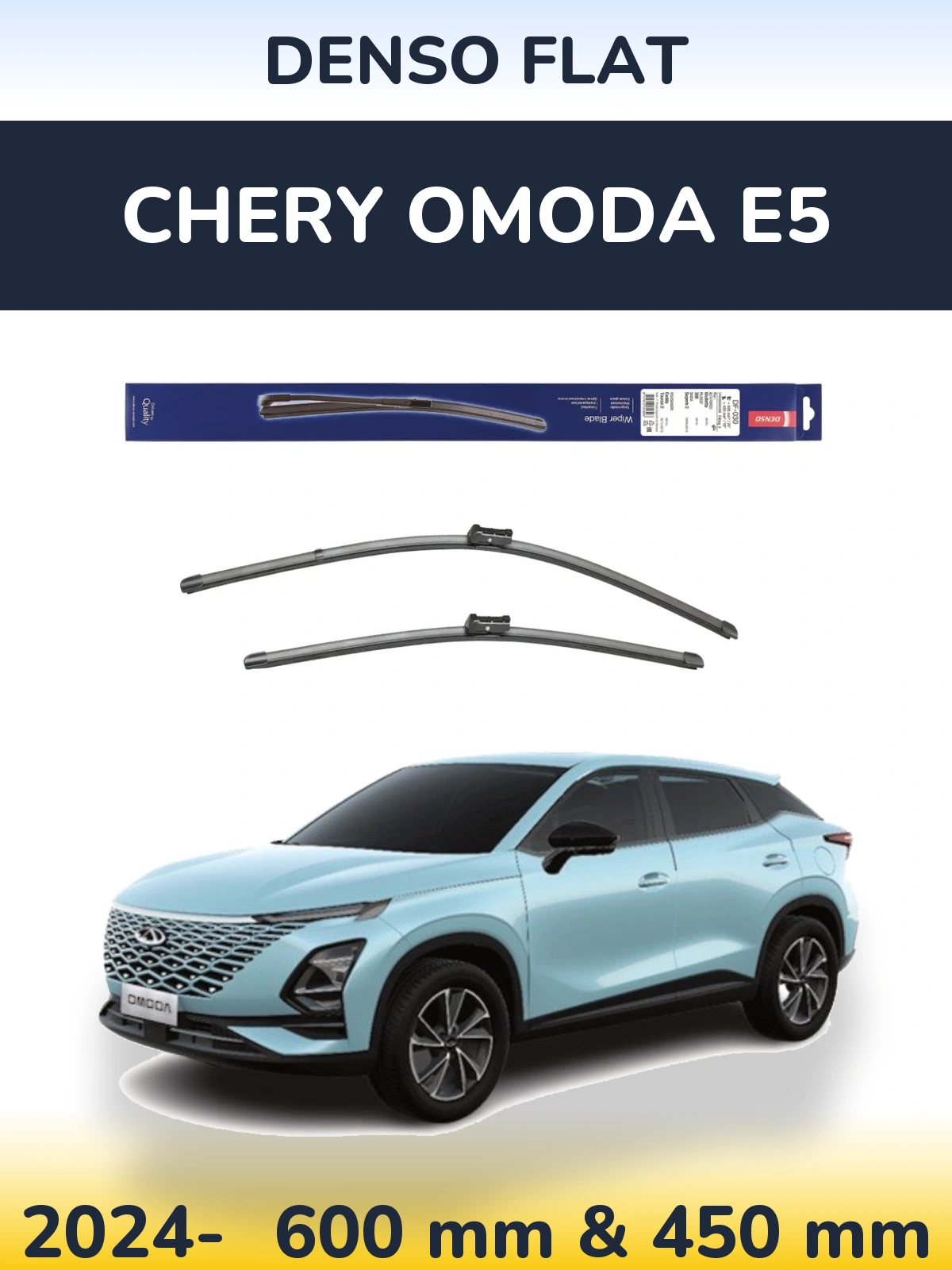 Torkarblad Denso Flat för Chery Omoda E5