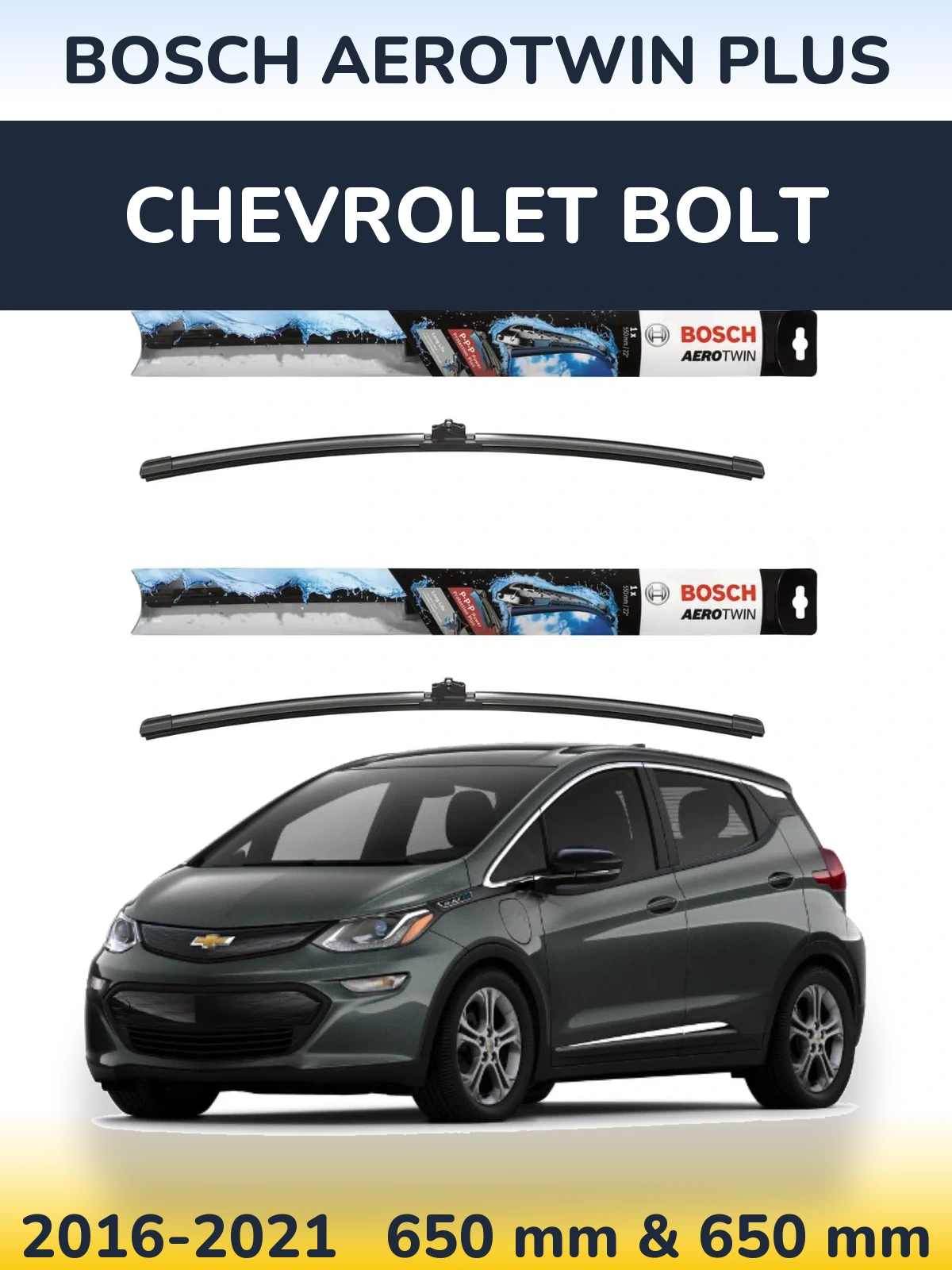 Torkarblad BOSCH AeroTwin Plus för Chevrolet Bolt
