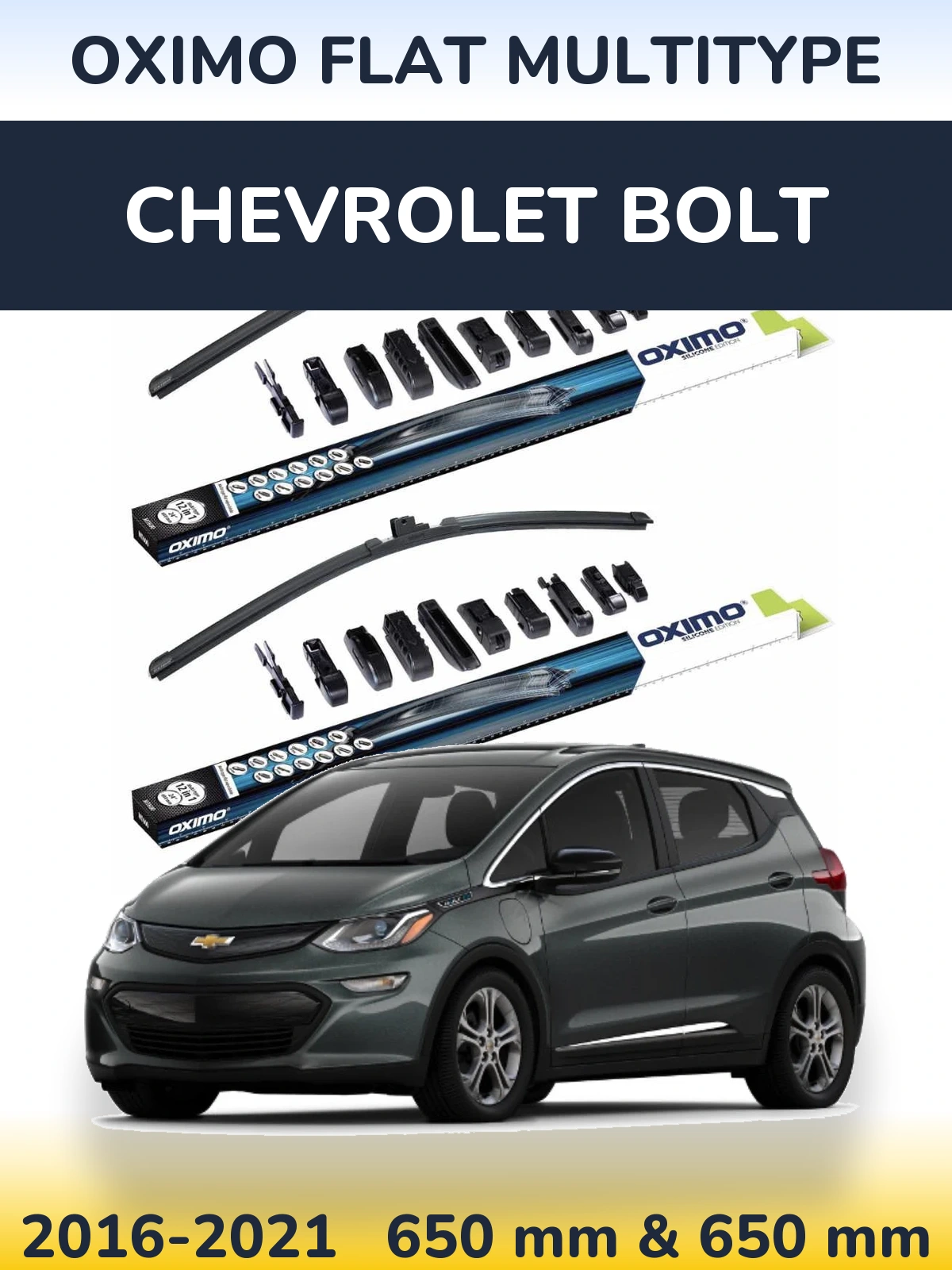 Torkarblad Oximo Flat MultiType för Chevrolet Bolt