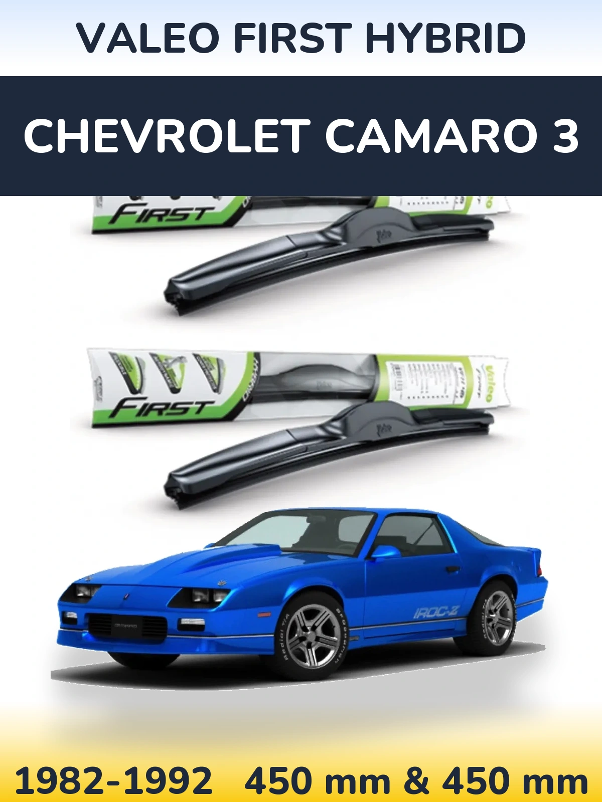 Torkarblad Valeo First Hybrid för Chevrolet Camaro 3