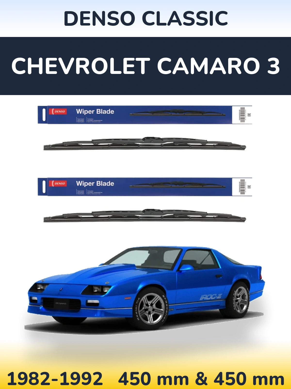 Torkarblad Denso Classic för Chevrolet Camaro 3