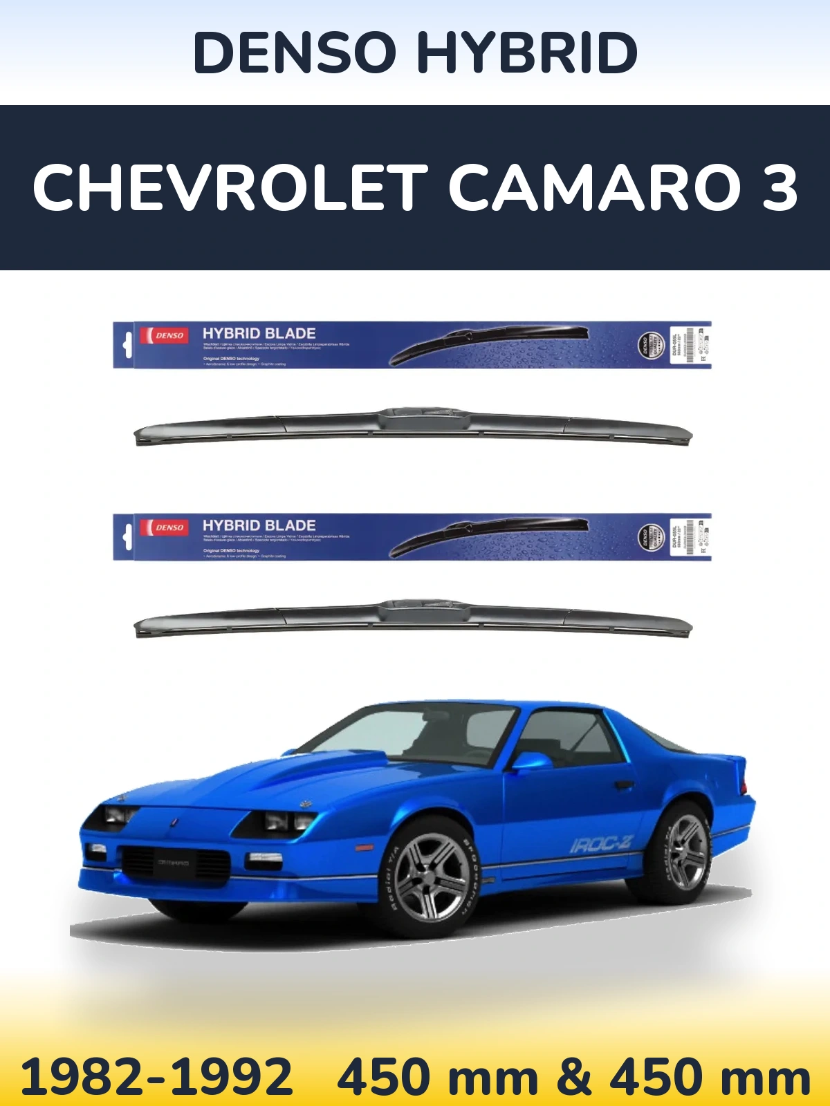 Torkarblad Denso Hybrid för Chevrolet Camaro 3