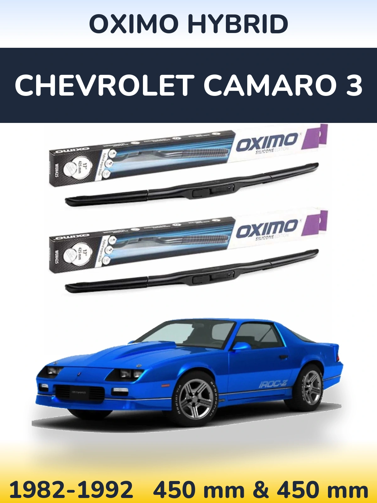 Torkarblad Oximo Hybrid för Chevrolet Camaro 3