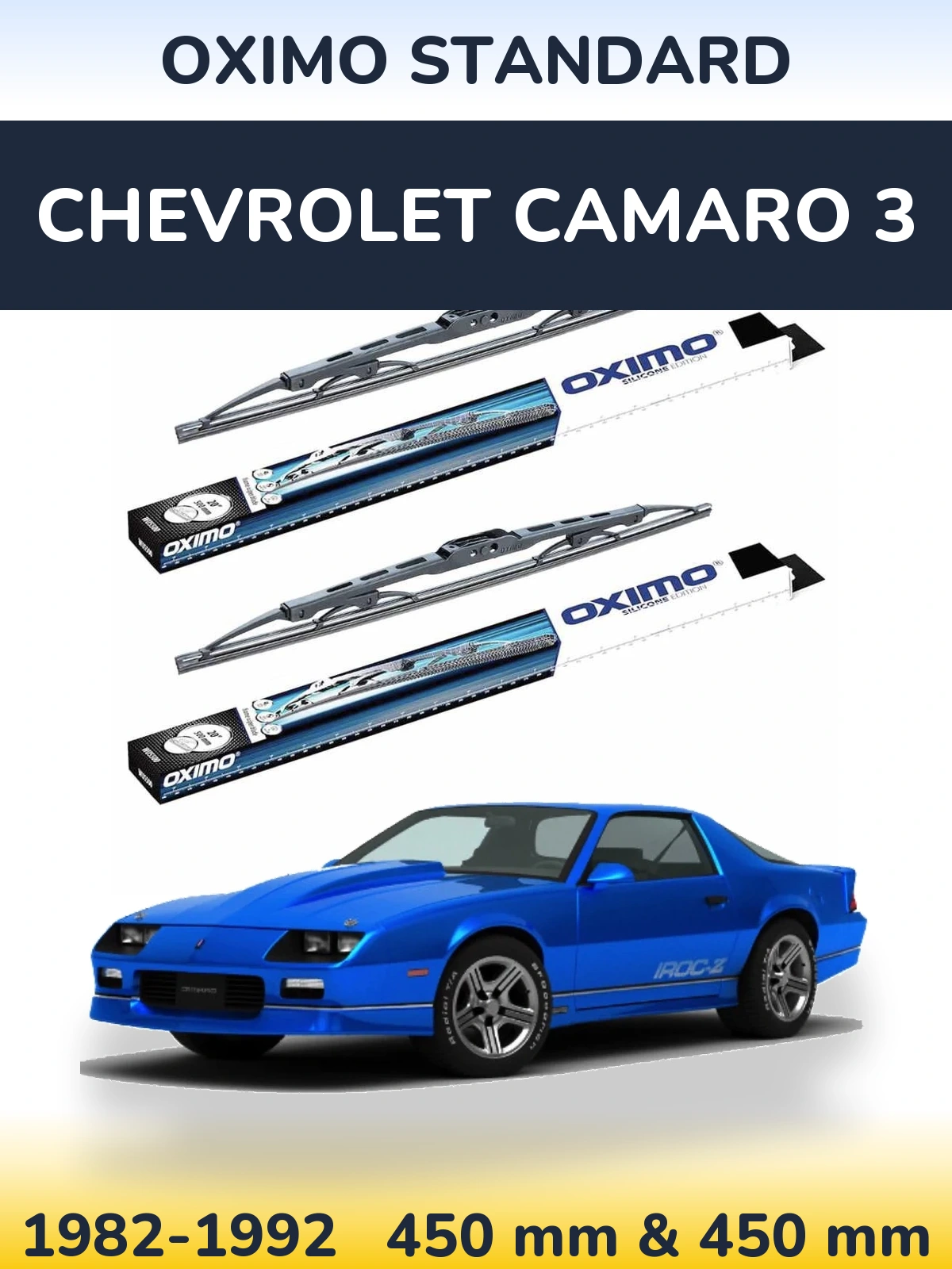 Torkarblad Oximo Standard för Chevrolet Camaro 3