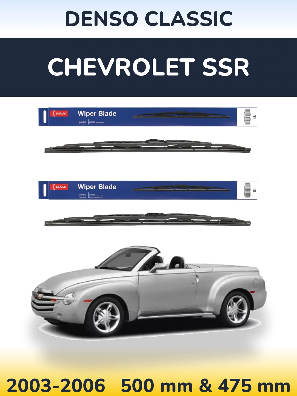 Torkarblad Denso Classic för Chevrolet SSR