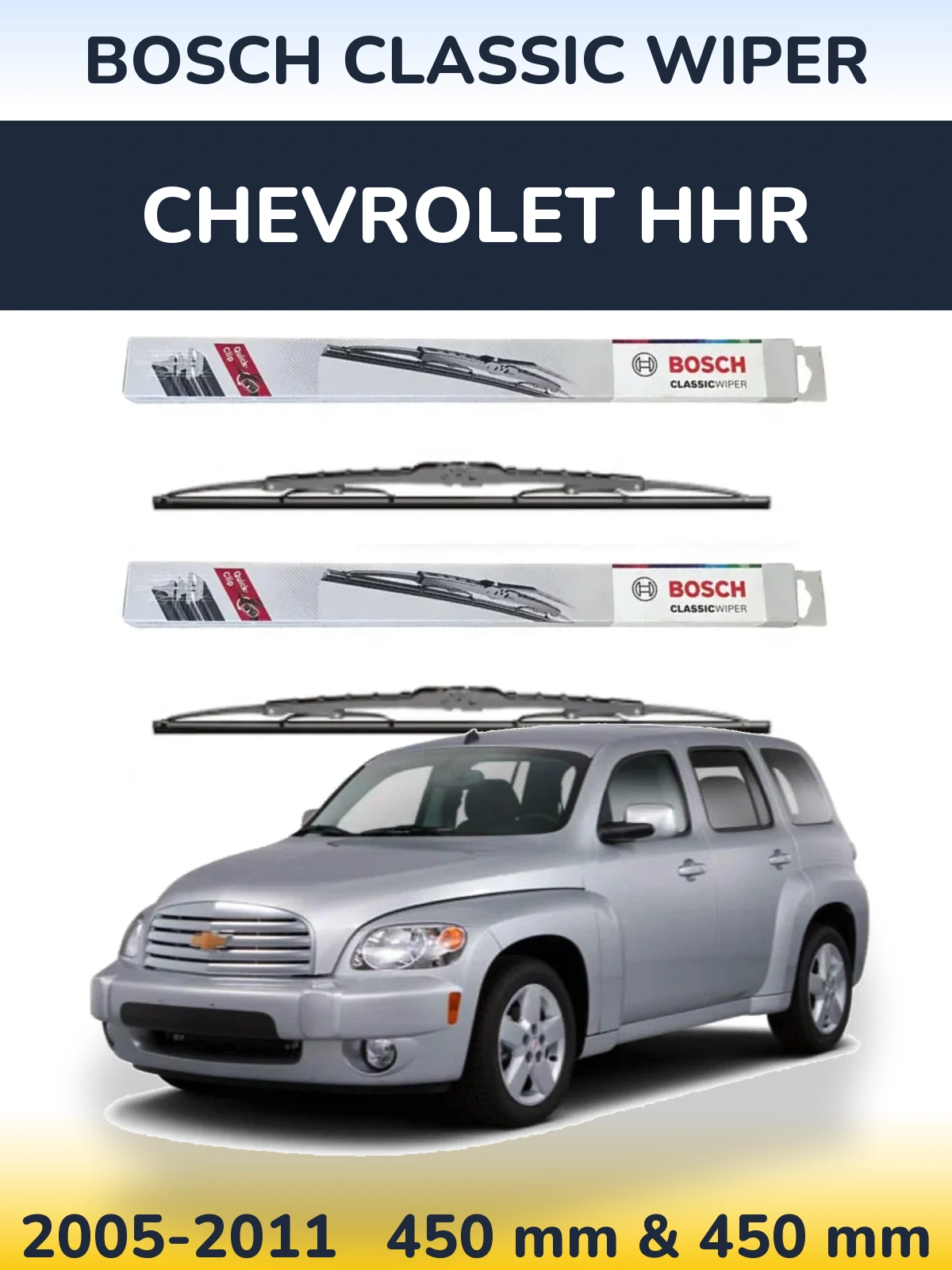 Torkarblad BOSCH Classic Wiper för Chevrolet HHR