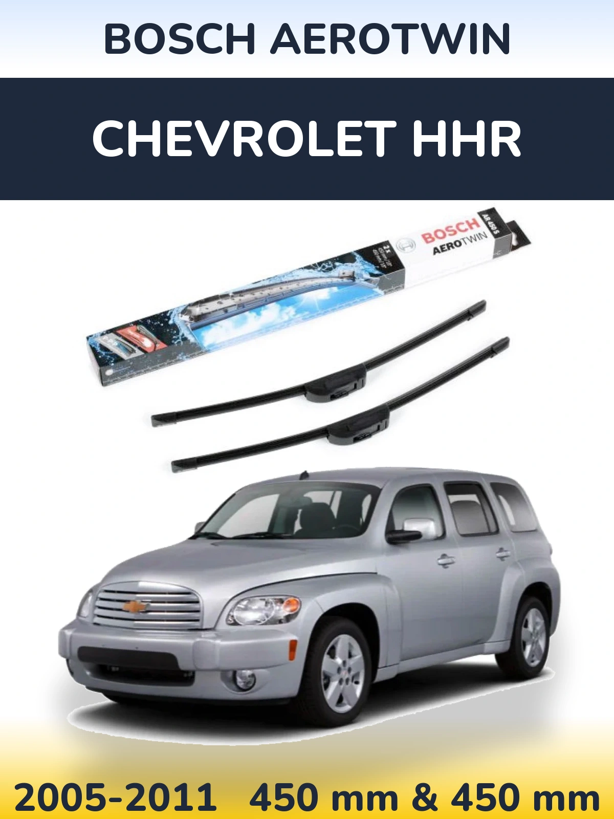 Torkarblad BOSCH AeroTwin för Chevrolet HHR