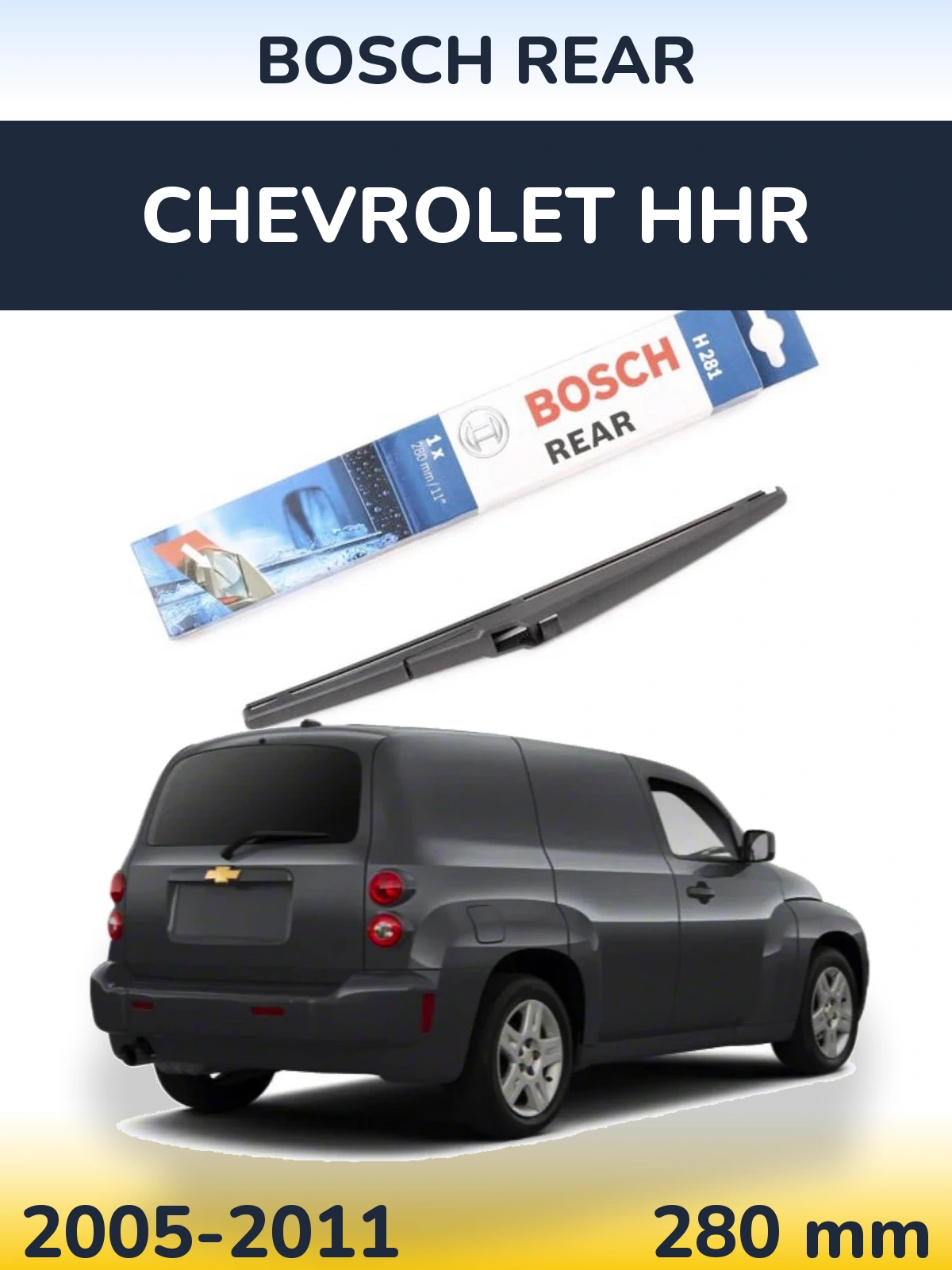 Torkarblad BOSCH Rear för Chevrolet HHR