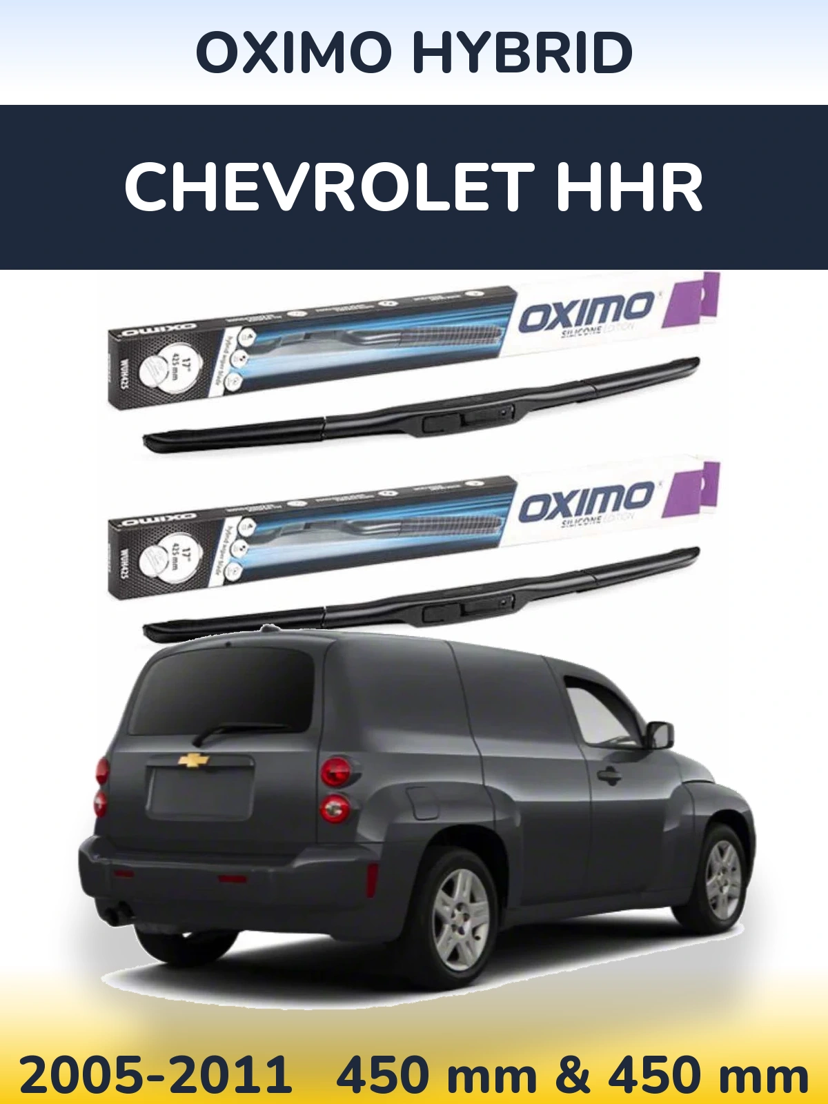 Torkarblad Oximo Hybrid för Chevrolet HHR