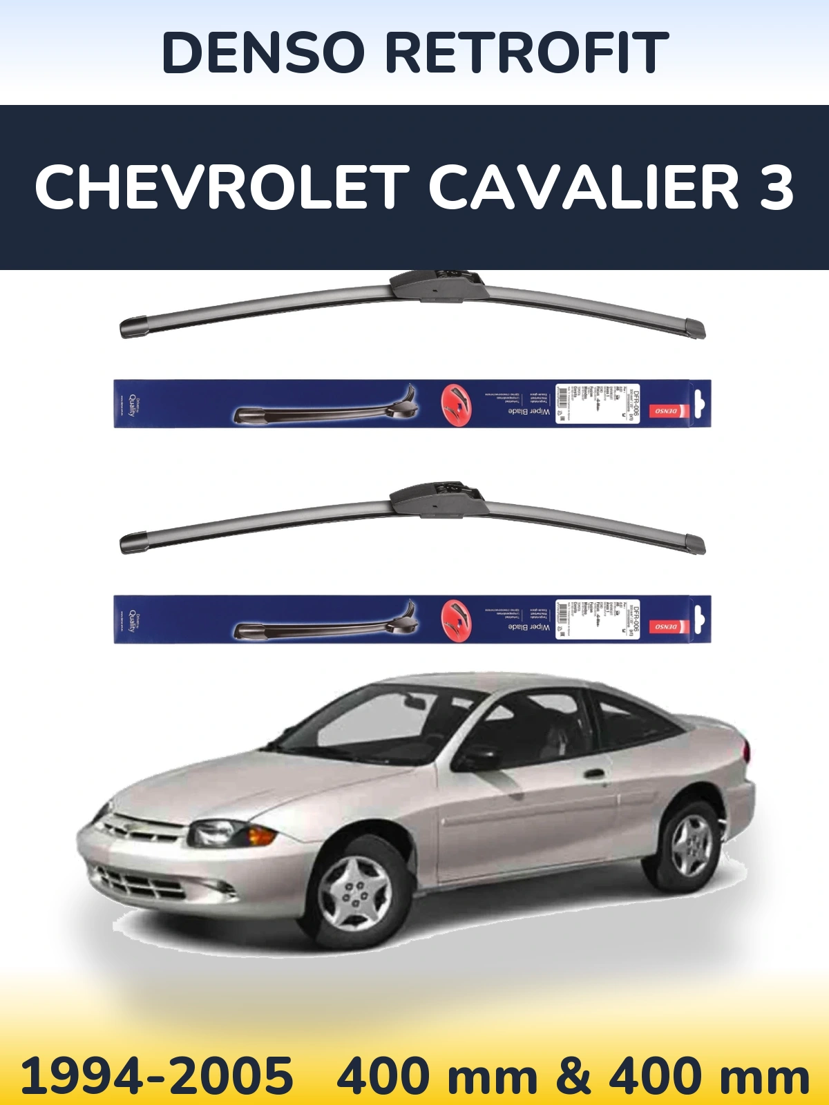 Torkarblad Denso Retrofit för Chevrolet Cavalier 3
