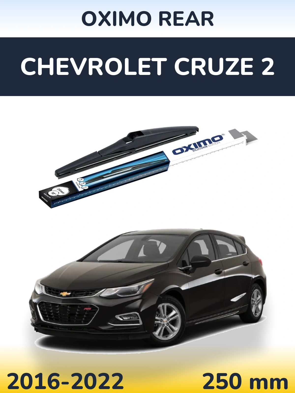 Torkarblad Oximo Rear för Chevrolet Cruze 2