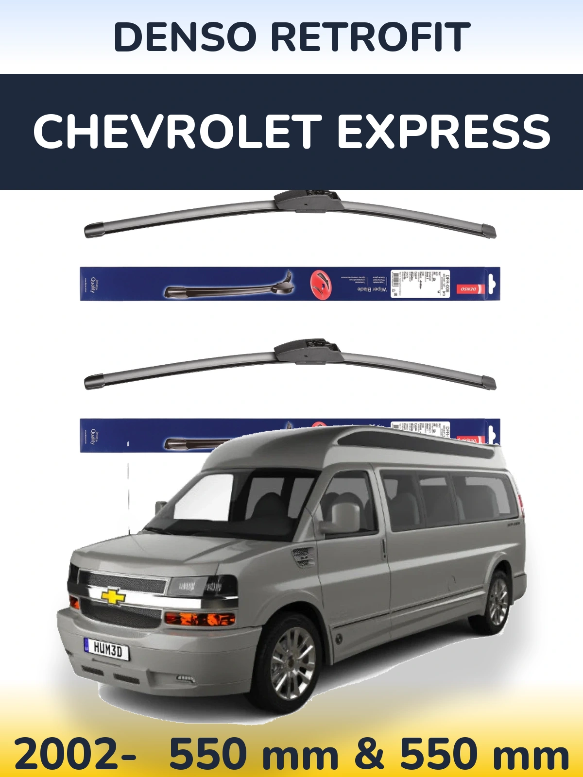 Torkarblad Denso Retrofit för Chevrolet Express