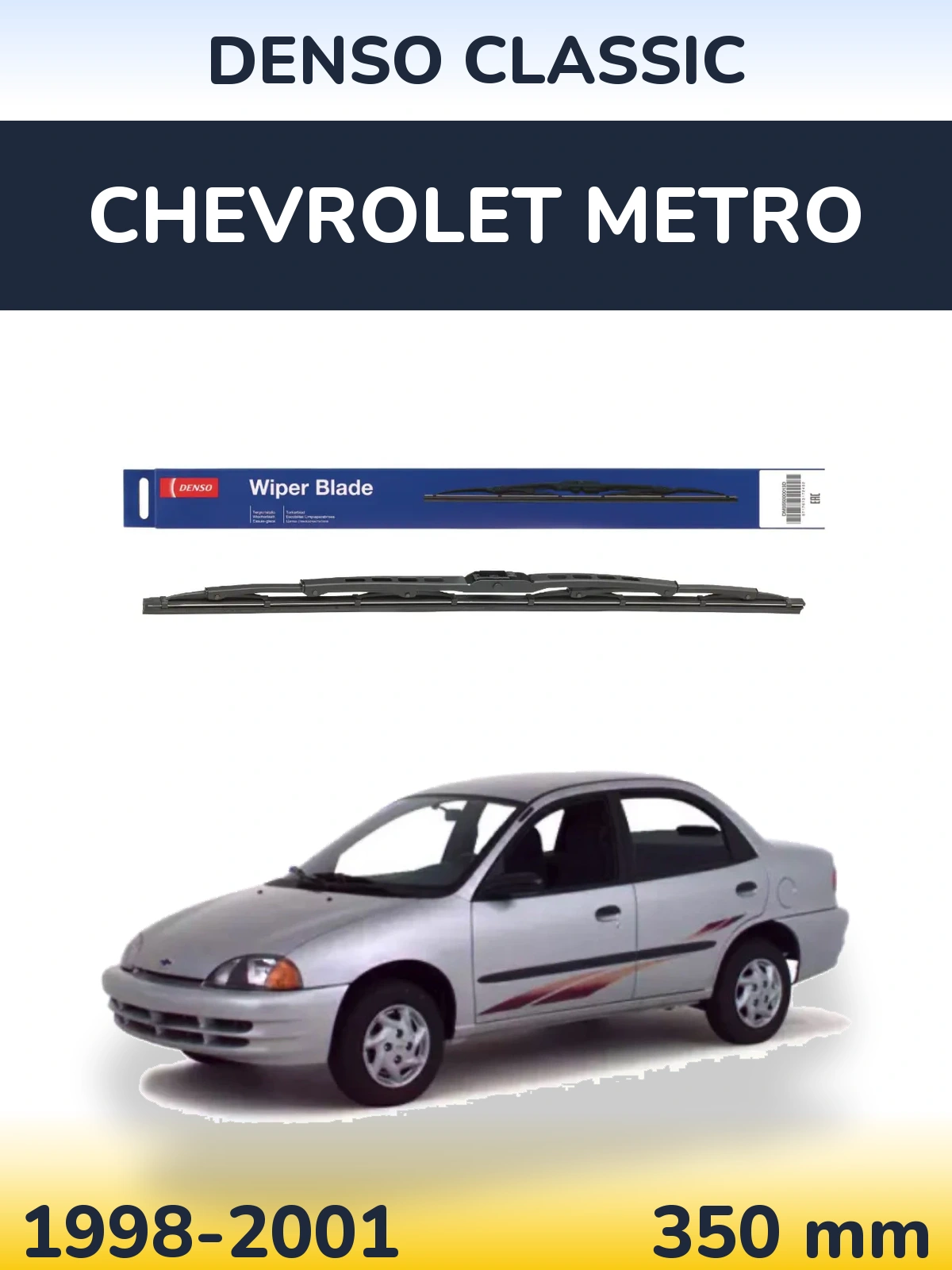 Torkarblad Denso Classic för Chevrolet Metro