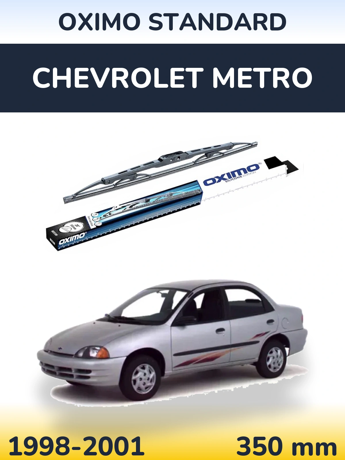 Torkarblad Oximo Standard för Chevrolet Metro