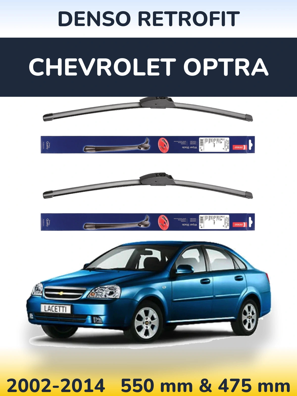 Torkarblad Denso Retrofit för Chevrolet Optra