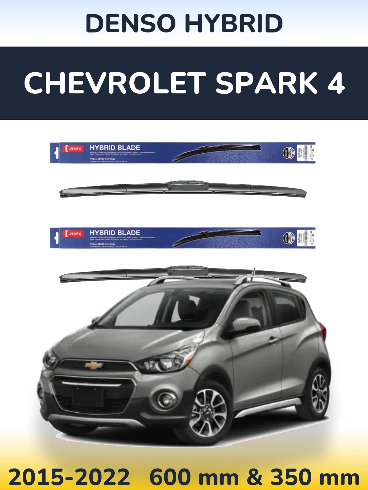 Torkarblad Denso Hybrid för Chevrolet Spark 4