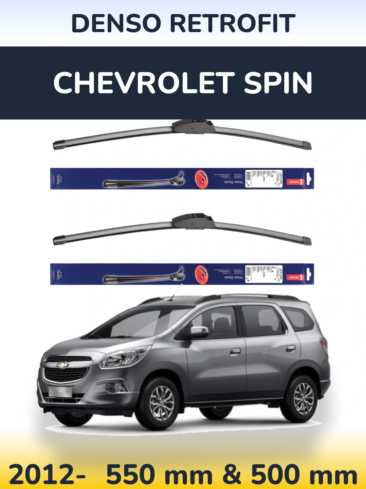 Torkarblad Denso Retrofit för Chevrolet Spin